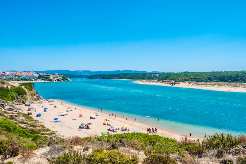 Franquia Beach und der Fluss Mira bei Milfontes im Alentejo - ©Liliana - stock.adobe.com