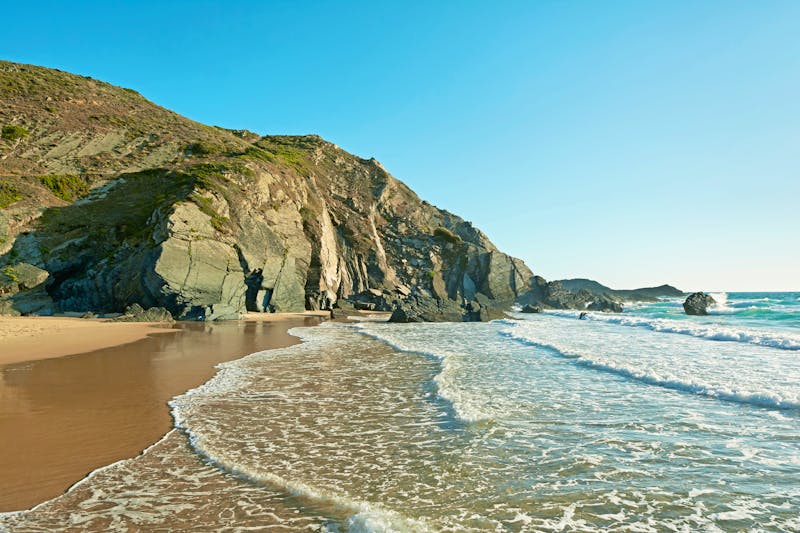 Praia da Amalia im Westen der Algarve in Portugal - ©Olga - stock.adobe.com
