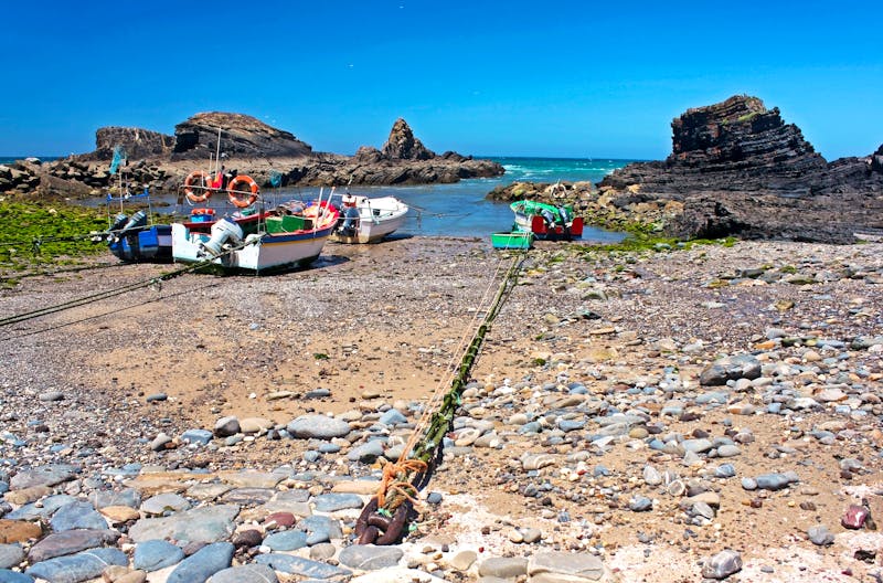 Naturhafen von Almograve an der Atlantikküste des Alentejo - ©Carlos Moura - stock.adobe.com