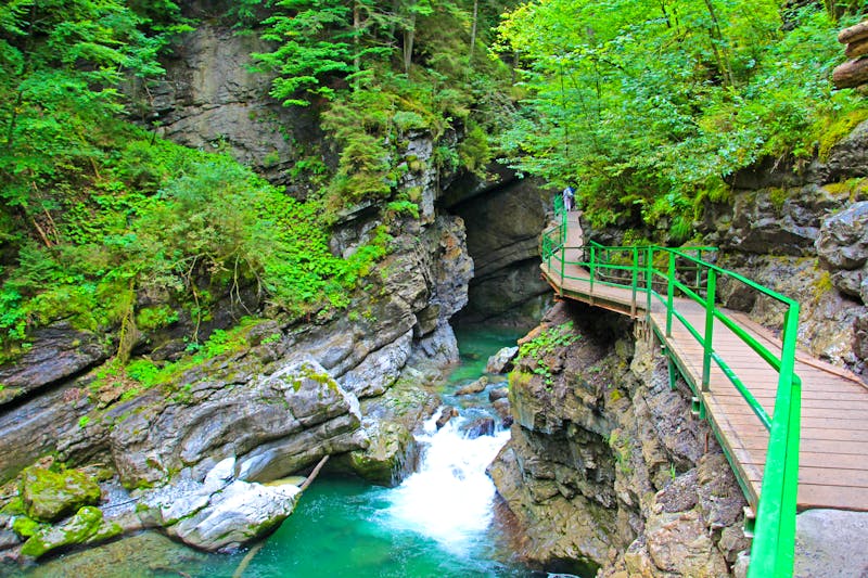 Wanderweg in der Breitachklamm bei Oberstdorf im Allgäu - ©Pixel62 - stock.adobe.com