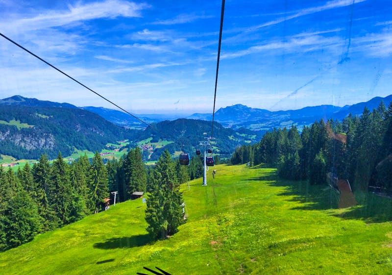 Auffahrt mit der Söllereckbahn - ©Peggy Schkade - Eberhardt TRAVEL