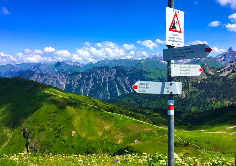 Wanderwege bei der Kanzelwand - ©Peggy Schkade - Eberhardt TRAVEL