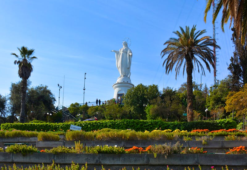 Santiago de Chile - Hausberg Cerro San Cristobal mit Marien-Statue - ©Franziska Barthel - Eberhardt TRAVEL