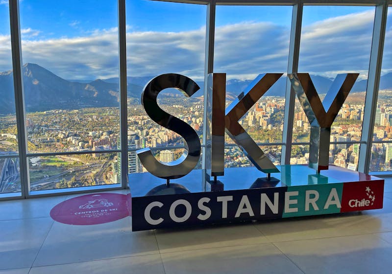 Santiago de Chile - Aussichtsturm Sky Costanera - ©Jacob Spangenberg - Eberhardt TRAVEL