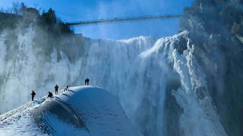 Montmorency Wasserfall in Quebec im Winter  - ©jorgePM - stock.adobe.com