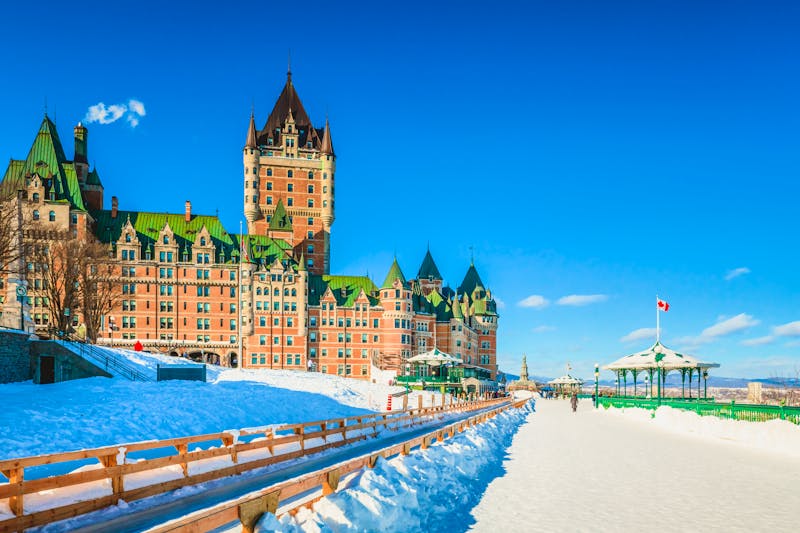 Terrasse Dufferin und das Chateau Frontenac in Quebec City - ©Ketsarin - stock.adobe.com