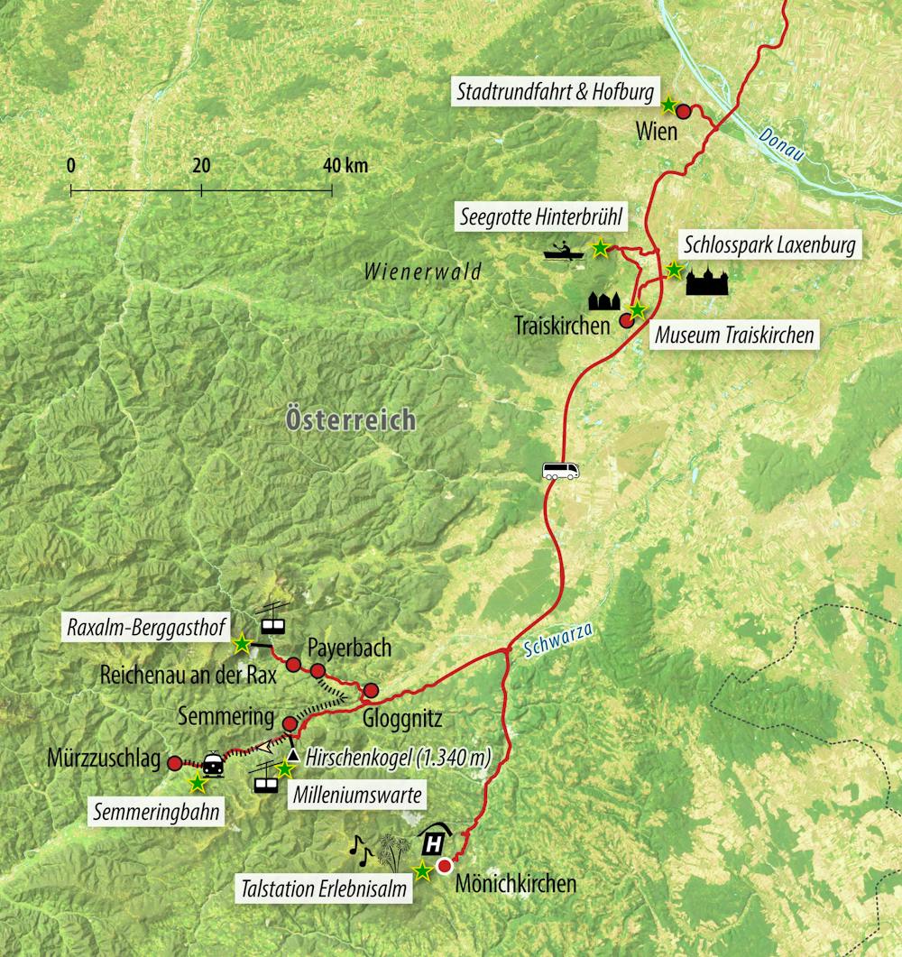 Reisekarte – © Eberhardt TRAVEL