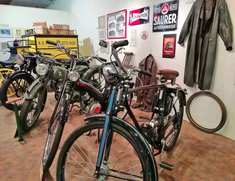 Alte Motorräder im Heimatmuseum Traiskirchen - ©Martina Pötschke - Eberhardt TRAVEL