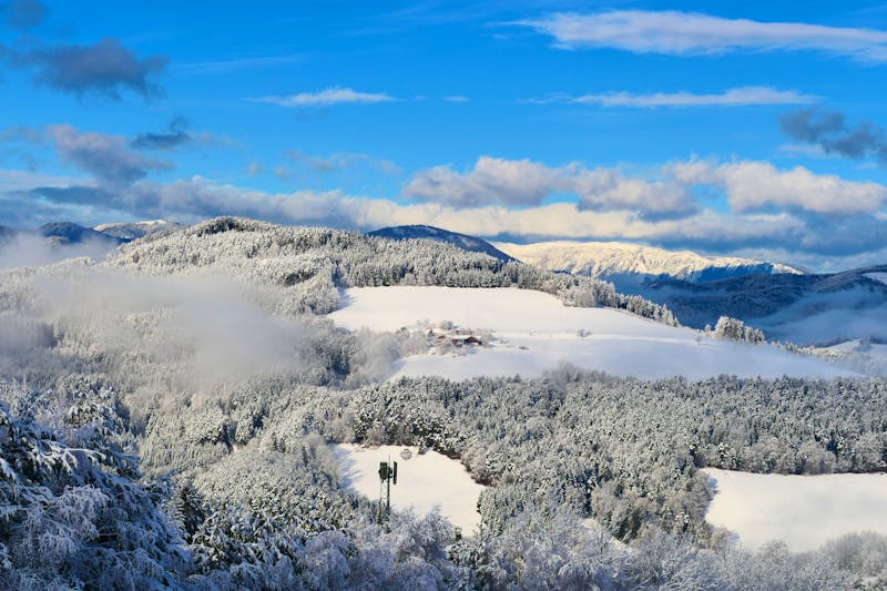 Blick auf die Rax im winterlichen Niederösterreich - ©cagala - stock.adobe.com