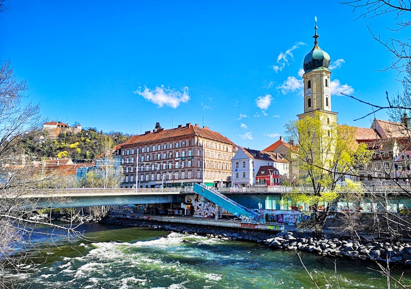 Graz am Fluss Mur - Steiermark - ©st1909 - stock.adobe.com