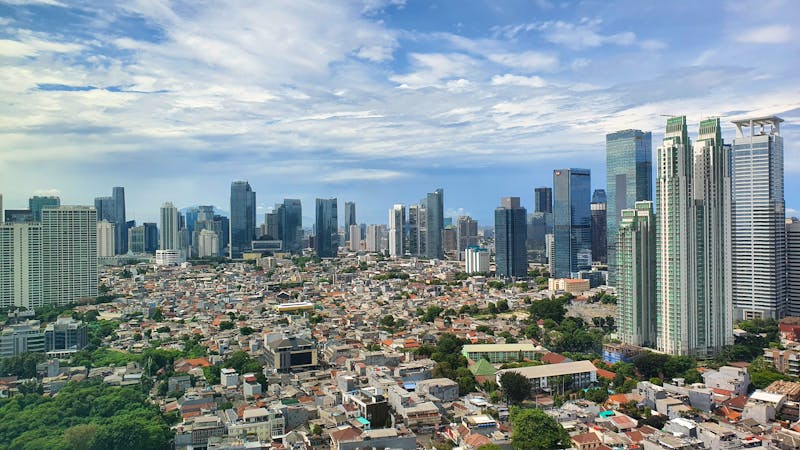 Jakarta - die Hauptstadt Indonesiens aus der Vogelperspektive - ©Marlon Hutajulu - stock.adobe.com