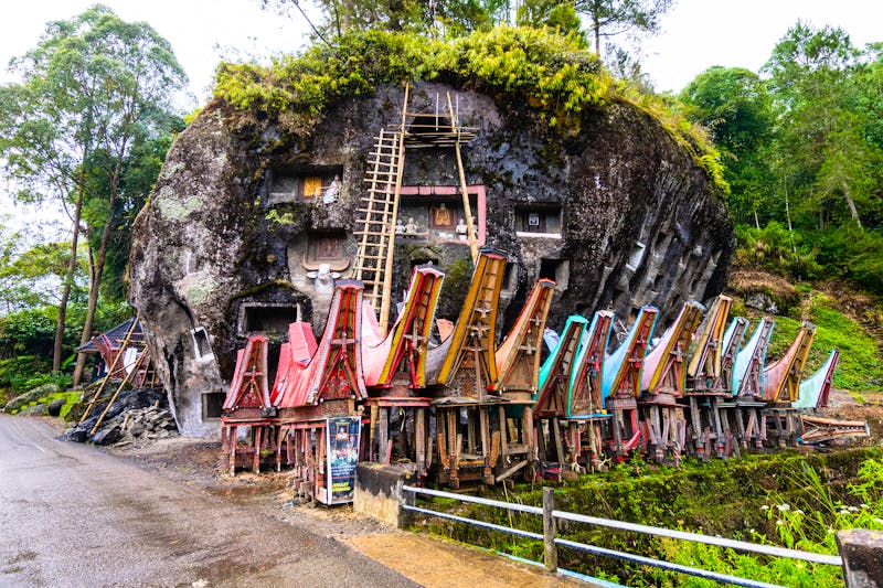 Toraja-Hochland auf Sulawesi - Gräberfeld in Lemo - ©jon_chica - stock.adobe.com