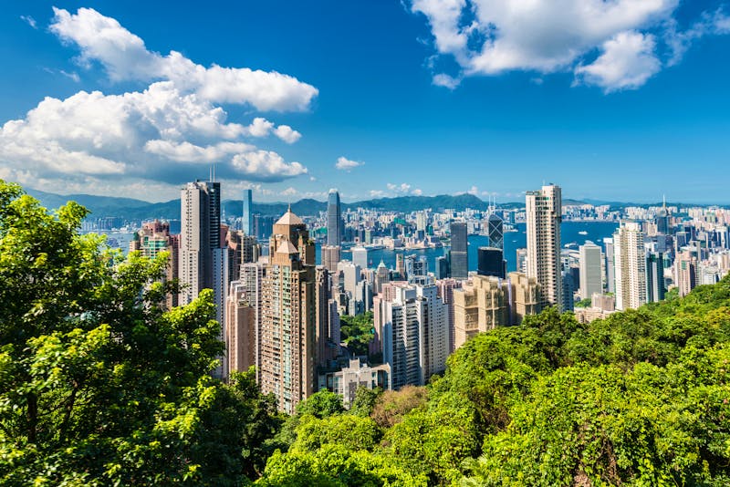 Hong Kong -  Blick vom Victoria Peak auf die Skyline - ©Elnur - stock.adobe.com