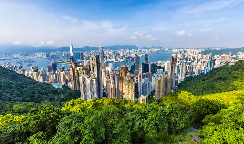 Hong Kong -  Blick vom Victoria Peak auf die Skyline - &copy;Premium Collection - stock.adobe.com