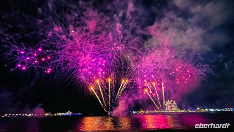 Abu Dhabi - Silvesterfeier Feuerwerk - ©Reisebericht EHT