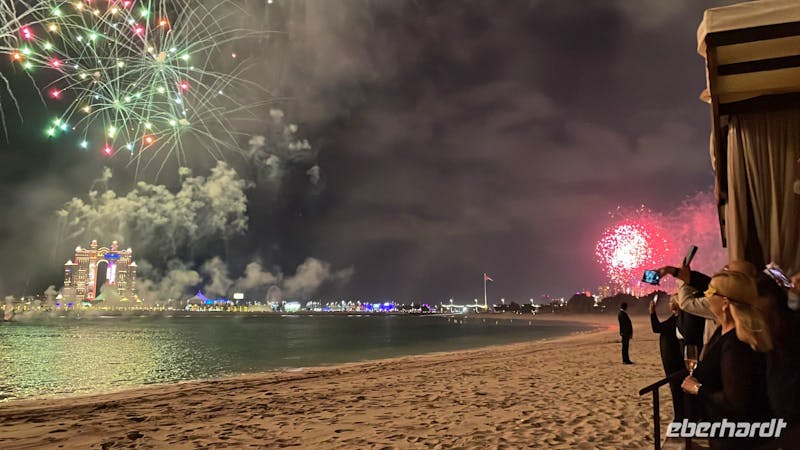 Abu Dhabi - Silvesterfeier Feuerwerk - ©Reisebericht EHT