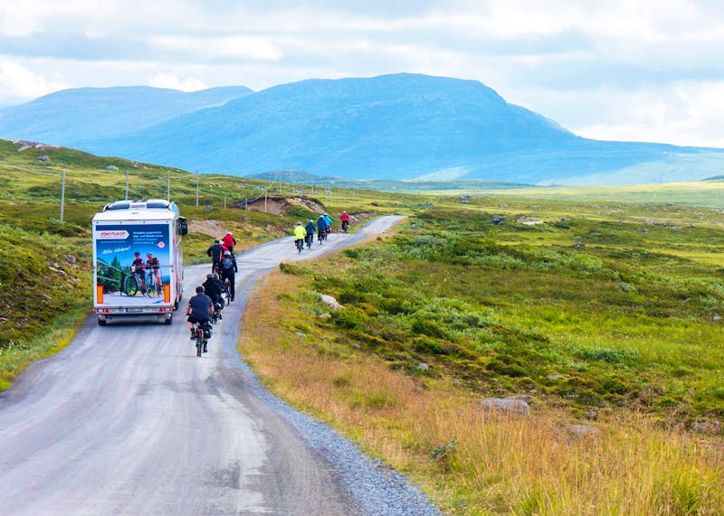 Radtour auf dem Mjølkevegen in der Region Valdres - ©Anna Stiebing - Eberhardt TRAVEL
