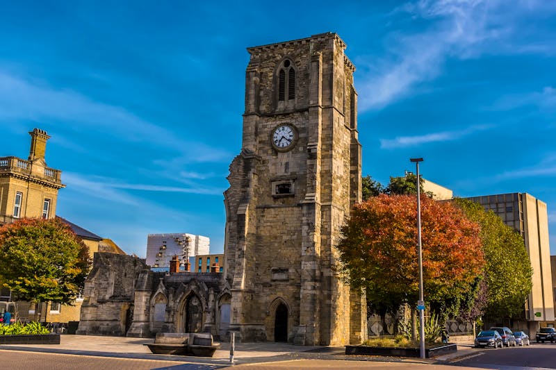 Kirche aus dem 14. Jahrhundert in Southampton, England - ©Nicola - stock.adobe.com