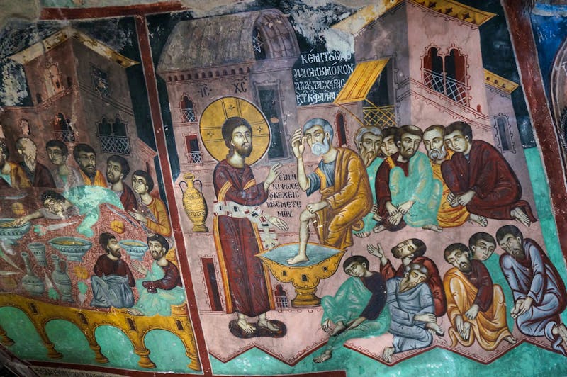 Malerei in der Einsiedler-Höhle beim Kloster Agios Neophytos - Zypern - ©aerrant - stock.adobe.com