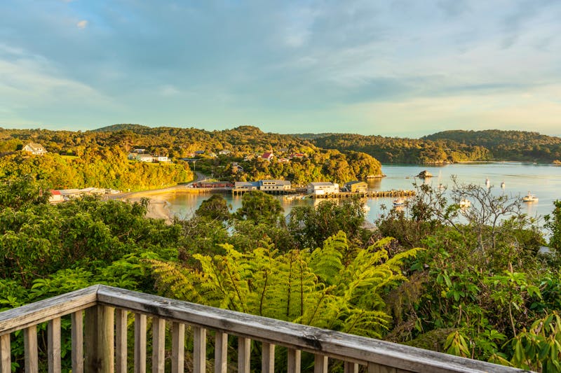 Aussicht von Oban und der Halfmoon Bay nach Stewart Island - Neuseeland - ©Johannes Jensås - stock.adobe.com