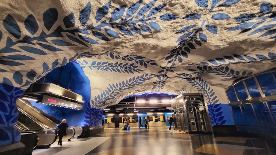 Metrostation T-Centralen in Stockholm – © Franziska Bergmann - Eberhardt TRAVEL 