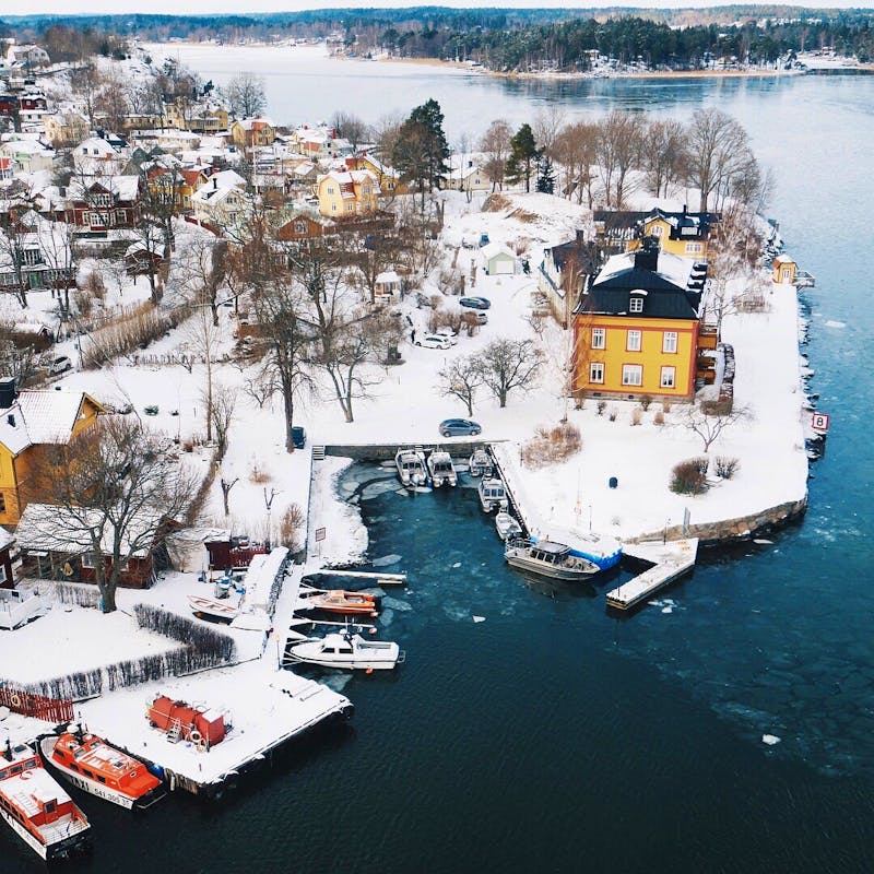 Schärengarten bei der Insel Vaxholm im Winter - Stockholm - ©Visit Stockholm