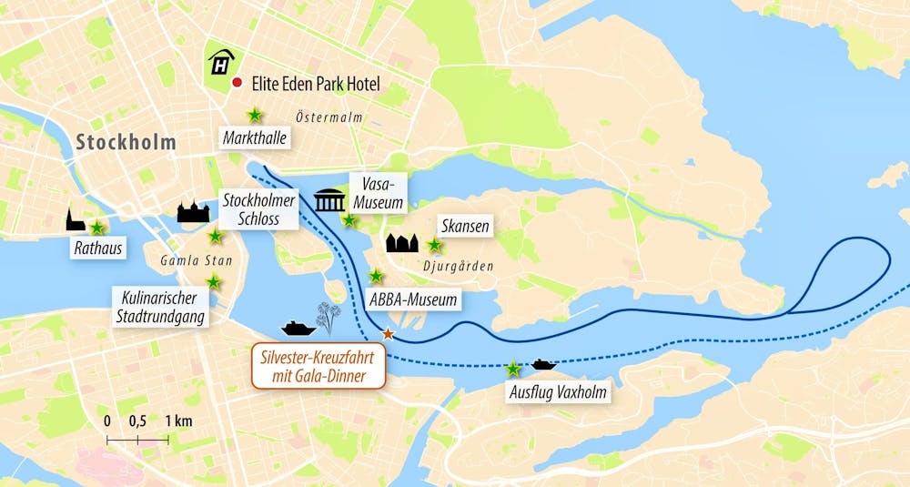 Ihre Reiseroute – © Eberhardt TRAVEL