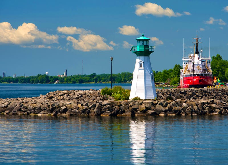 Leuchtturm bei Prescott am St. Lorenz-Strom - Ontario - ©GrB - stock.adobe.com