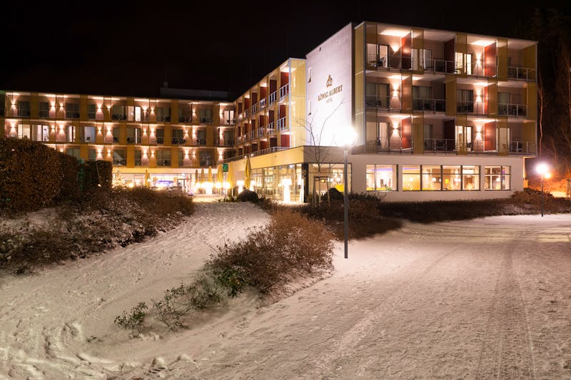 Hotel König Albert Bad Elster im Winter – ©© Tim Hard, Leipzig, www timhard com