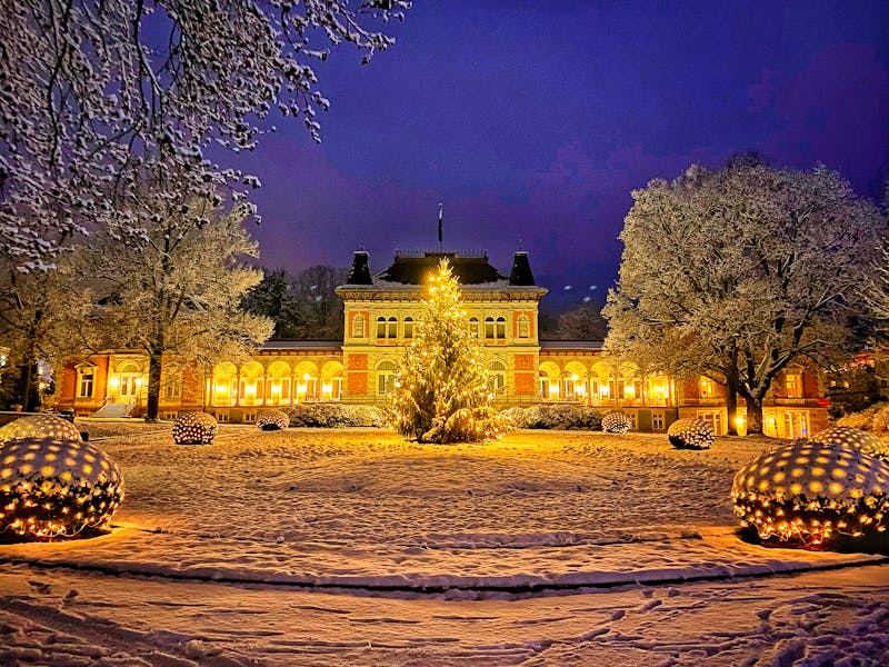 Bad Elster - Königliches Kurhaus im Winter  – ©© Cantauw