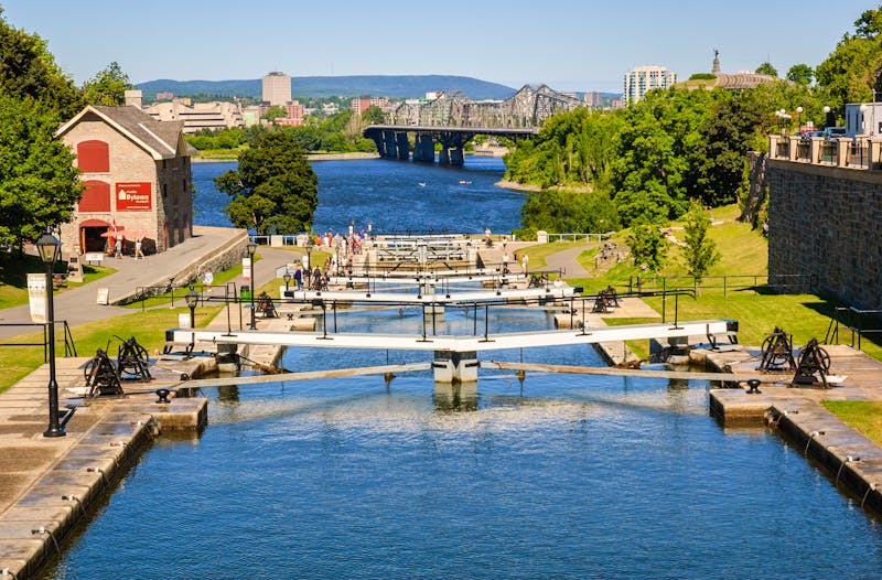 Schleusen am Rideau Kanal in Ottawa - ©Zack Frank - stock.adobe.com