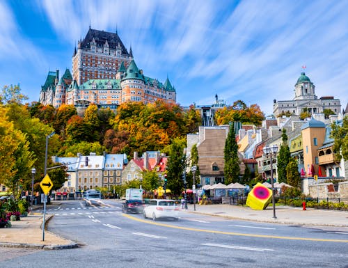 Quebec City und das Château Frontenac – © santinovchphoto.com - stock.adobe.com