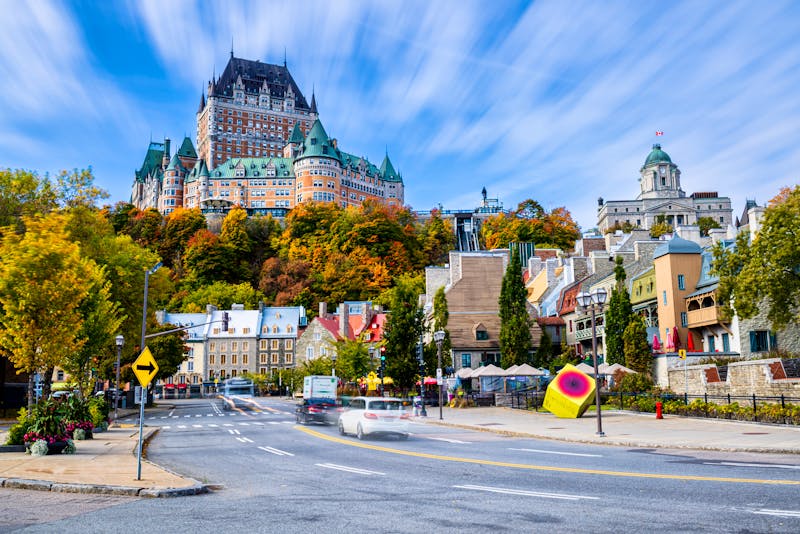 Quebec City und das Château Frontenac - ©santinovchphoto.com - stock.adobe.com
