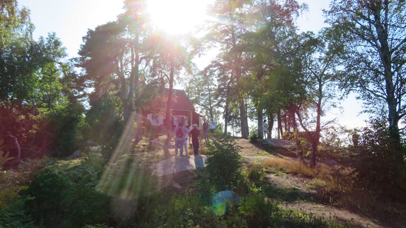 typisch schwedische Häuser auf der Insel Fjäderholmarna in Stockholm - ©Franziska Bergmann (Eberhardt TRAVEL)