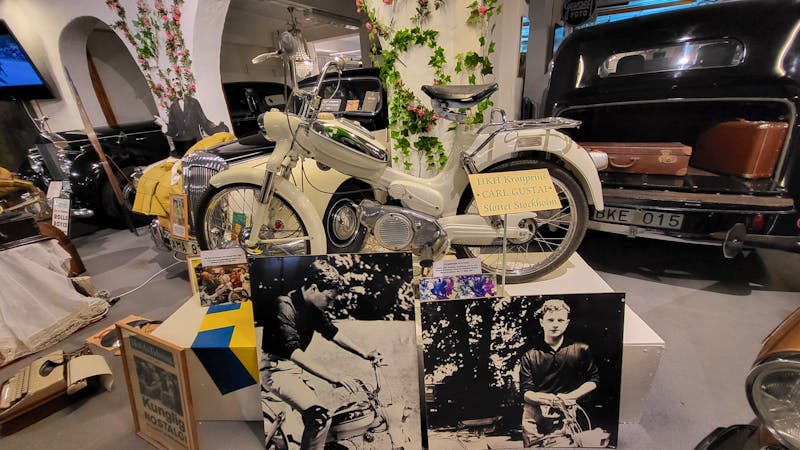 Mofa des Königs im Motorenmuseum in Motala - ©Franziska Bergmann (Eberhardt TRAVEL)
