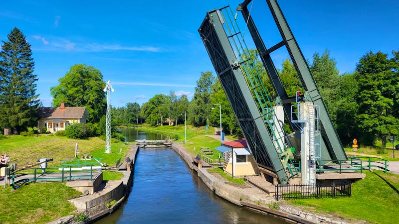 handbetriebene Schleuse in Tätorp auf dem Göta-Kanal - ©Franziska Bergmann (Eberhardt TRAVEL)