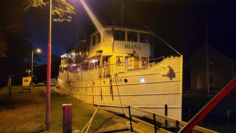 Die MS Diana in Hajstorp am Göta-Kanal - ©Franziska Bergmann (Eberhardt TRAVEL)