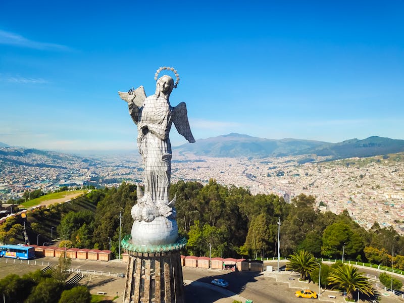 Aluminiumstatue der Jungfrau von Quito in Ecuador - ©Tutti i diritti riservati. Riproduzione vietata - stock.adobe.com