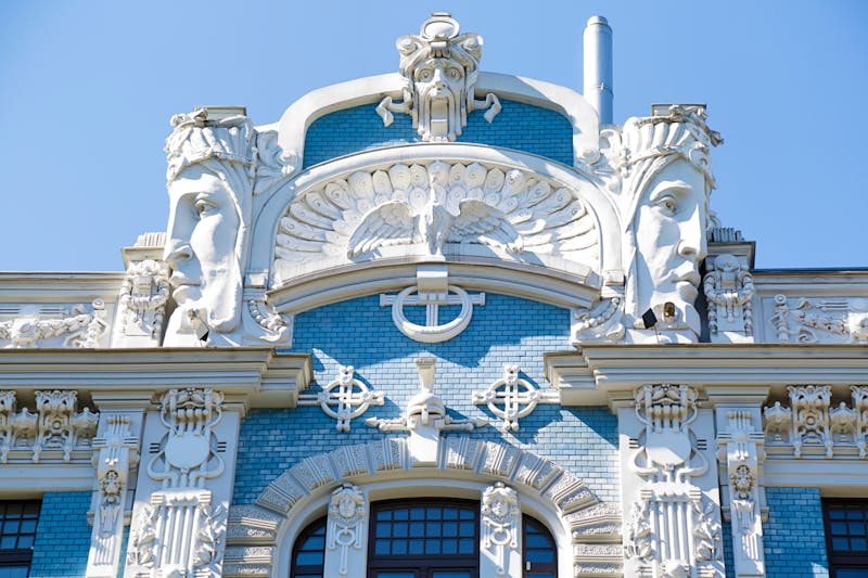 Riga - prunkvolles Jugendstil-Gebäude im historischen Zentrum - ©Raquel Pedrosa - stock.adobe.com