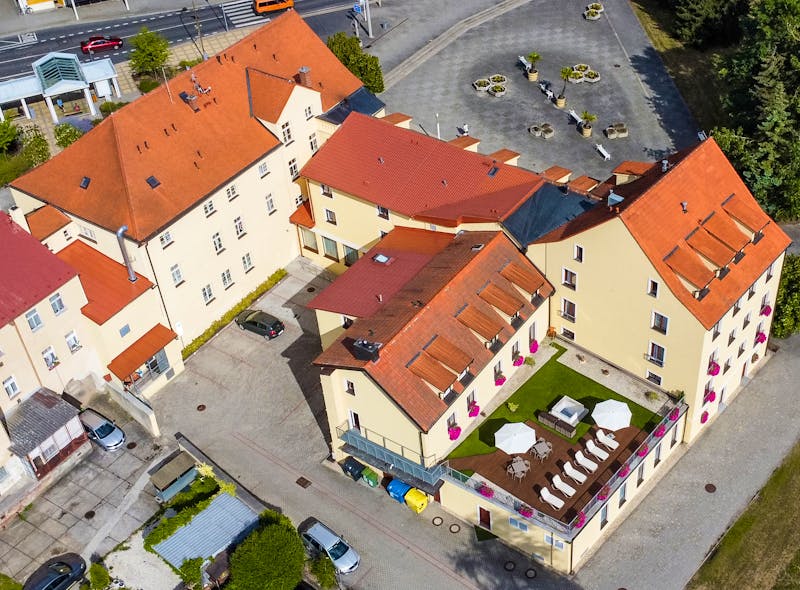 Franzensbad - Spa Hotel Centrum - Luftbild – ©Spa Hotel Centrum Franzensbad
