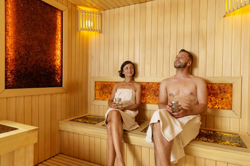 Medical SPA Eglés Birstonas in Birschtannen - Sauna – ©Medical SPA Eglés Birstonas