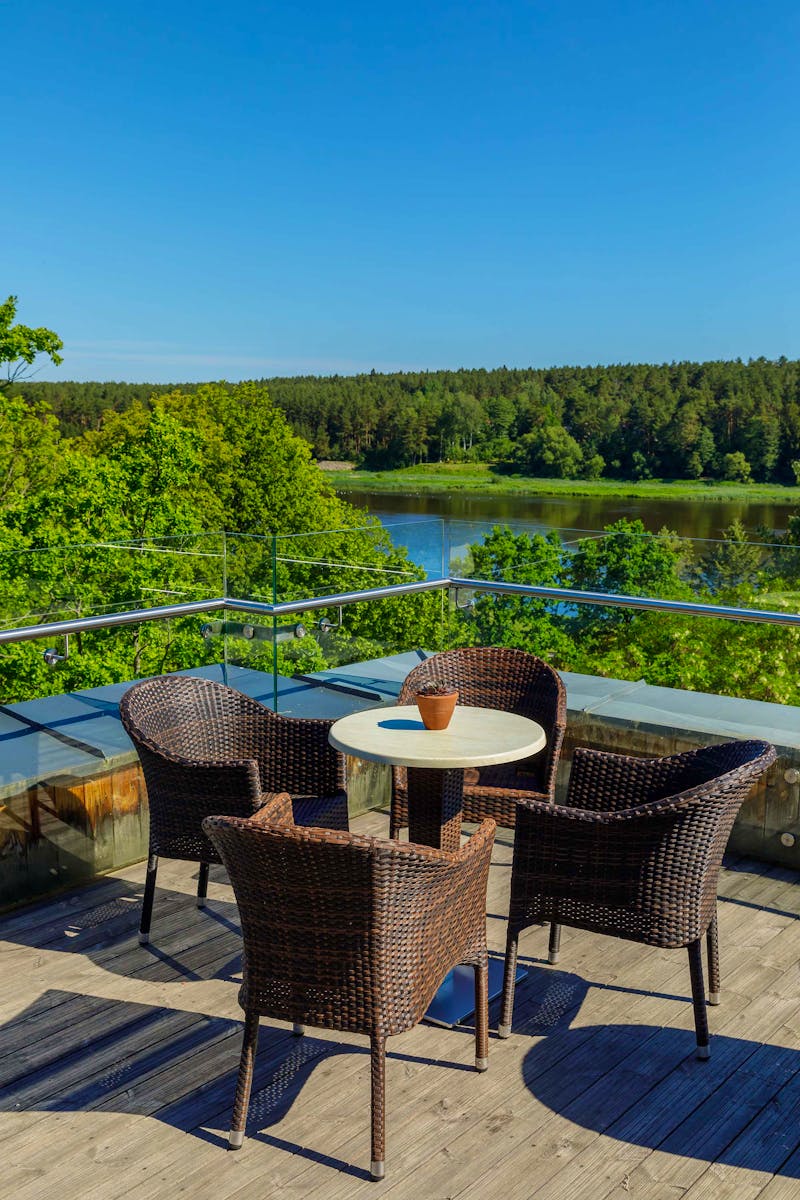Medical SPA Eglés Birstonas in Birschtannen - Dachterrasse – ©Medical SPA Eglés Birstonas
