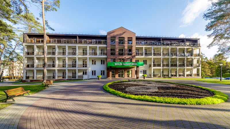 Medical SPA Eglés Birstonas in Birschtannen - Außenansicht – ©Medical SPA Eglés Birstonas