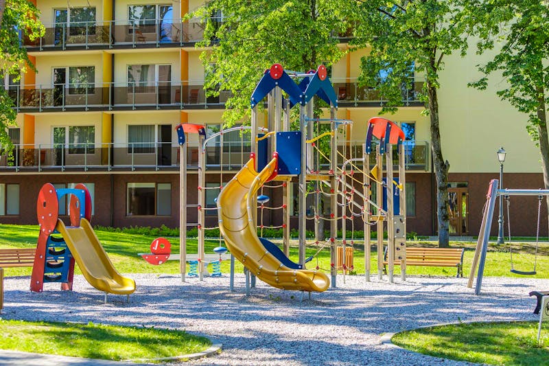Medical SPA Eglés Birstonas in Birschtannen - Spielplatz – ©Medical SPA Eglés Birstonas
