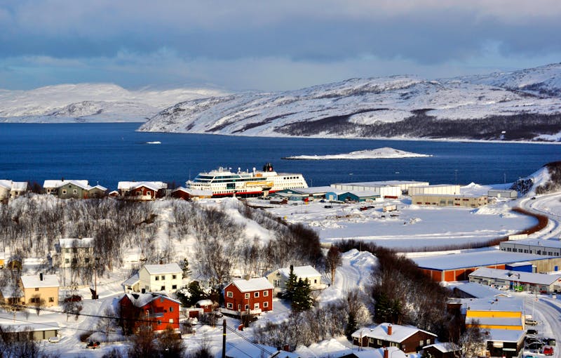 Hafen von Kirkenes im Winter - ©Stephen House - Hurtigruten guest image