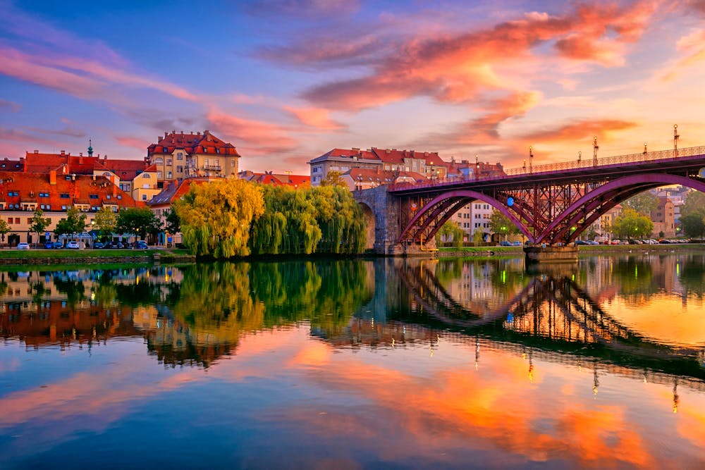 Maribor an der Drau in Slowenien &ndash; &copy; larauhryn - stock.adobe.com