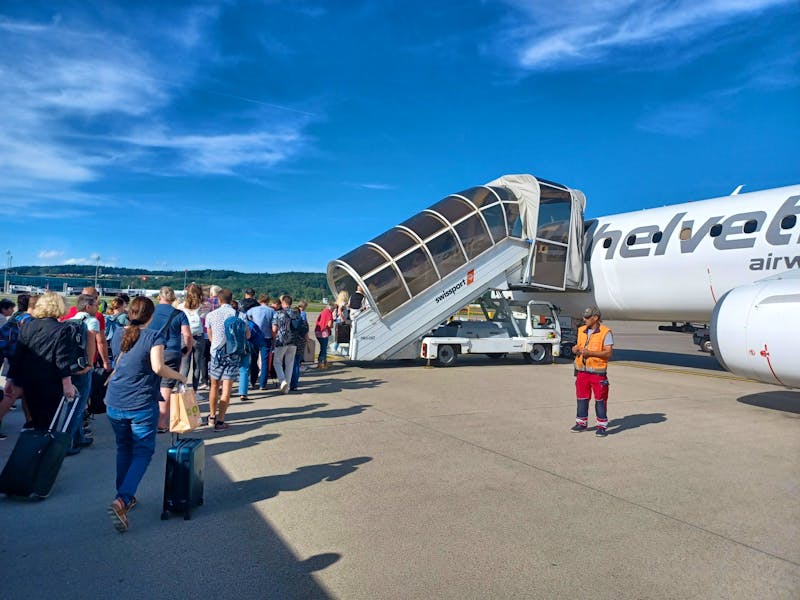 Am Flughafen von Zürich - ©Steffen Mucke - Eberhardt TRAVEL