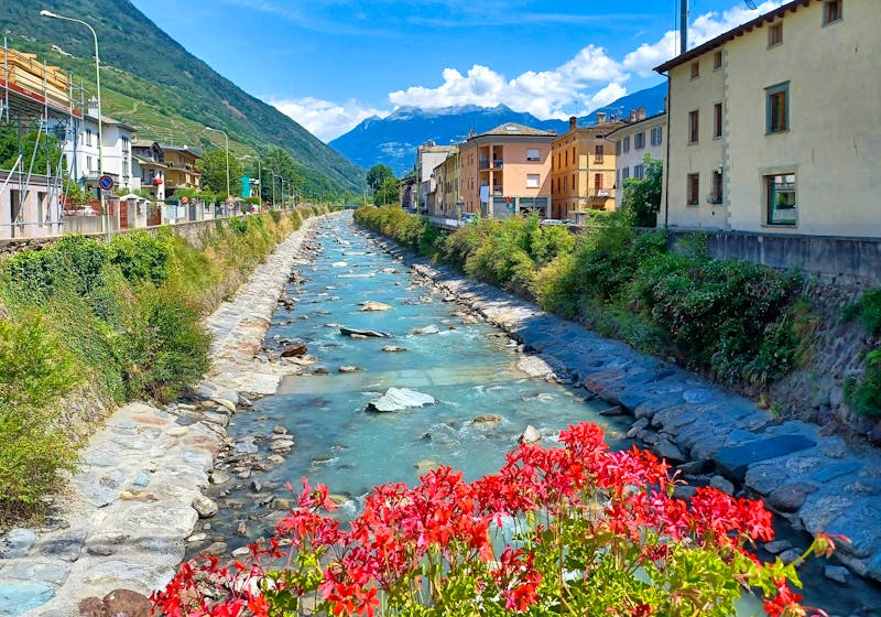 Fluss Adda in Tirano - Italien - ©Steffen Mucke - Eberhardt TRAVEL