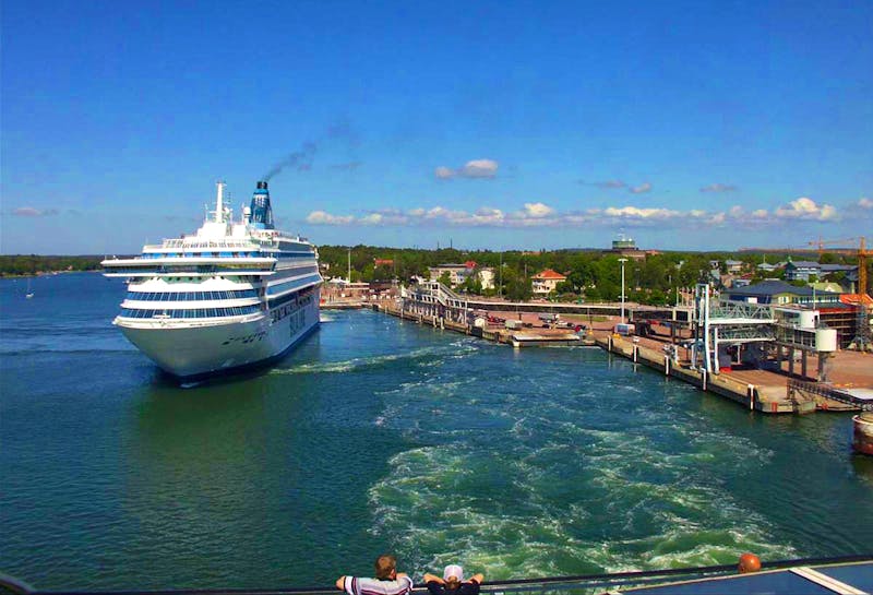 Abschied aus Mariehamn - Fährüberfahrt von den Aland-Inseln - ©Peter Rudolph - Eberhardt TRAVEL