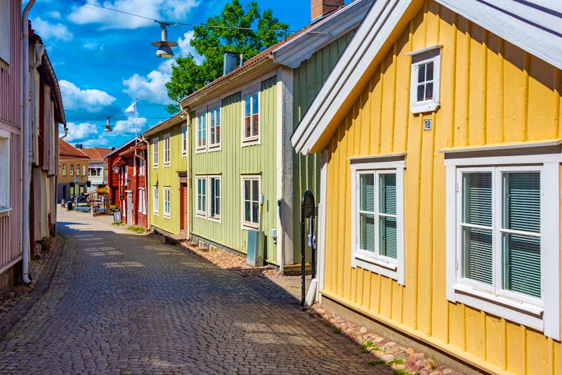 Schwedische Holzhäuser in Eksjö  - ©dudlajzov - stock.adobe.com
